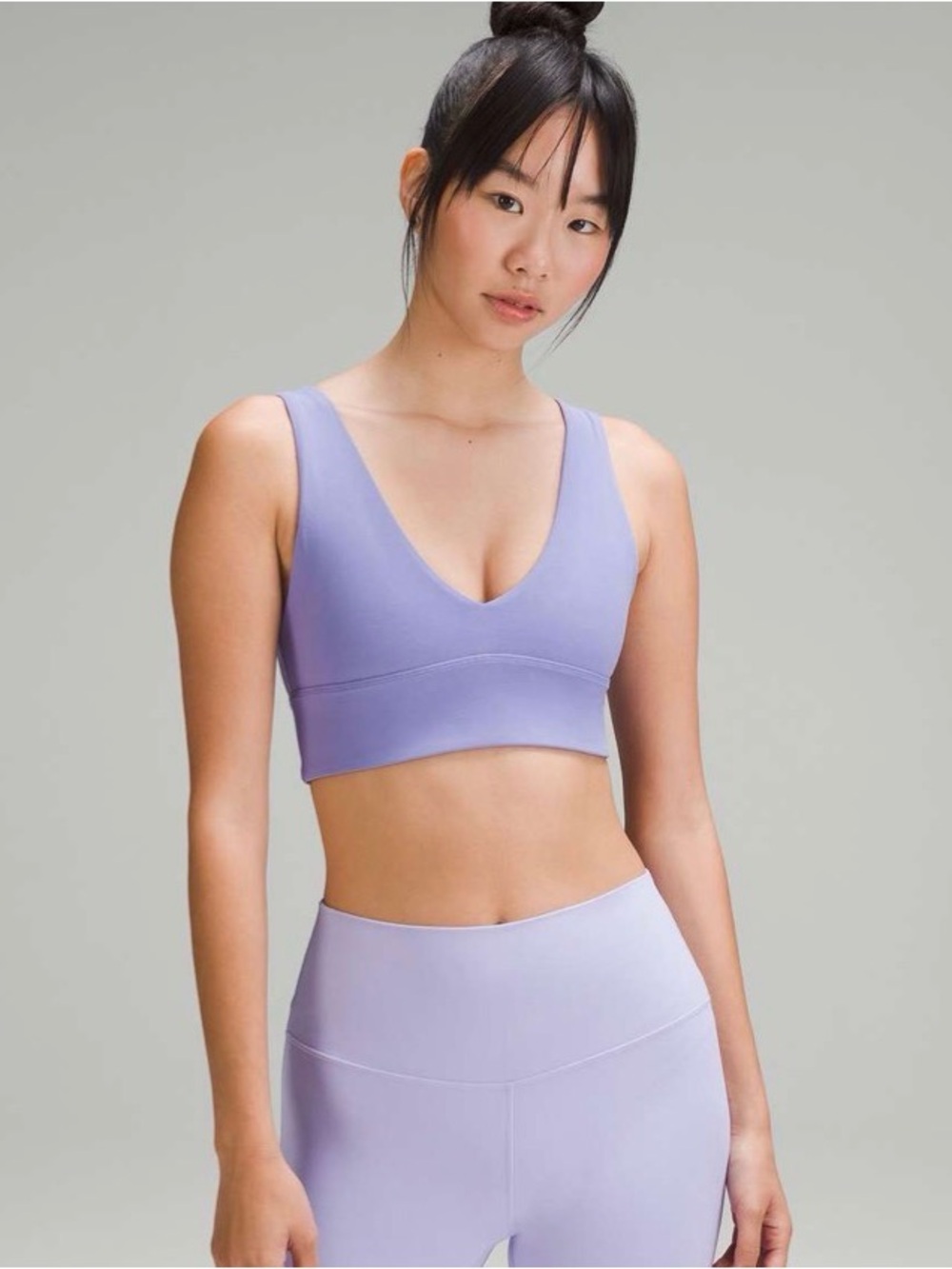 Lululemon Align V-Neck Bra *Light Support, A/B Cup
Dark Lavender